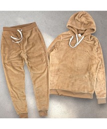 STY1（スタイワン）の「トミーヒルフィガー TOMMY HILFIGER ボア セットアップ 上下2点セット 09T4533/09T4534 パーカー スウェット フリース 刺繍ロゴ ジョガーパンツ ルームウェア（ルームウェア/パジャマ）」