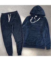 STY1（スタイワン）の「トミーヒルフィガー TOMMY HILFIGER ボア セットアップ 上下2点セット 09T4533/09T4534 パーカー スウェット フリース 刺繍ロゴ ジョガーパンツ ルームウェア（ルームウェア/パジャマ）」