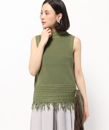 ikka | 6Gフリンジベスト               (ベスト)