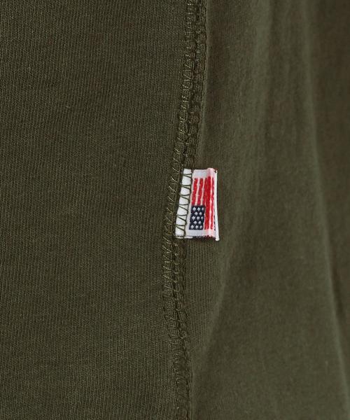 coen(コーエン)の「【C.MC】USAコットンヘンリーネックポケットTシャツ(Tシャツ/カットソー・メンズ・ブラック/ネイビー/ホワイト/オリーブ・X-LARGE/MEDIUM/LARGE/SMALL)」の17枚目の写真