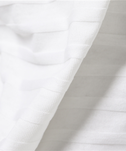 ESTNATION(エストネーション)の「ESTNATION リンクスボーダー切り替えTシャツ(Tシャツ/カットソー・メンズ・ホワイト/グレー/ブラック/ネイビー・MEDIUM/LARGE/SMALL)」の10枚目の写真