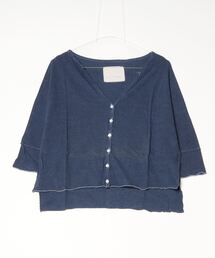 v::room�i���B���[���j�́u�yV::ROOM �z�u�C ���[��/ silk noil cachio jersey  cardigan l/s�i�J�[�f�B�K���j�v