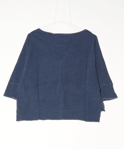 v::room(ヴィルーム)の「【V::ROOM 】ブイ ルーム/ silk noil cachio jersey cardigan l/s(カーディガン/ボレロ・レディース・ネイビー/チャコールグレー/ホワイト・XX-SMALL/SMALL/X-SMALL)」の4枚目の写真