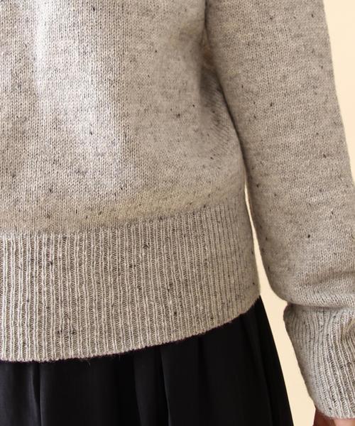 coen(コーエン)の「カラーネップオフショルダーニット(ニット/セーター・レディース・ライトグレー/ネイビー・MEDIUM/LARGE)」の9枚目の写真