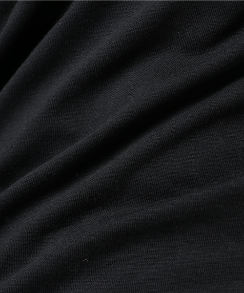 WEGO（ウィゴー）の「WEGO/クルーネックロングTシャツ（Tシャツ/カットソー・メンズ・杢グレー/ブラック/ネイビー/ホワイト・LARGE/MEDIUM）」の9枚目の写真