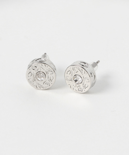 Kahiko（カヒコ）の「【Kahiko】スタッズストーンピアス（ピアス（両耳用）・レディース・シルバー/ゴールド/ピンクゴールド・FREE）」の4枚目の写真