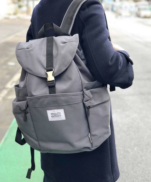 PRODUCTY WARRANTY（プロダクティワランティ）の「【 PRODUCTY WARRANTY 】 プロダクティー シングルバックル バックパック（バックパック/リュック・レディース・ブラック/ネイビー/チャコール/グレー・FREE）」の14枚目の写真