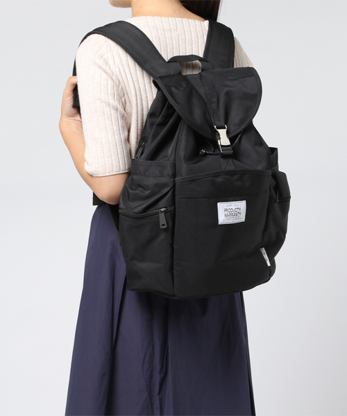 PRODUCTY WARRANTY（プロダクティワランティ）の「【 PRODUCTY WARRANTY 】 プロダクティー シングルバックル バックパック（バックパック/リュック・レディース・ブラック/ネイビー/チャコール/グレー・FREE）」の12枚目の写真