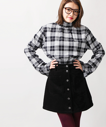 WEGO | WEGO/前ボタンコーデュロイミニスカート(スカート)