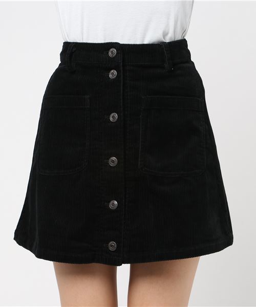 WEGO（ウィゴー）の「WEGO/前ボタンコーデュロイミニスカート（スカート・レディース・ブラック/ブラウン/ブルー/ワイン/ライトピンク/グリーン系その他/ライトベージュ・LARGE/MEDIUM/SMALL）」の10枚目の写真