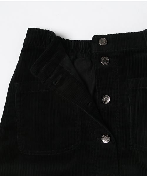 WEGO（ウィゴー）の「WEGO/前ボタンコーデュロイミニスカート（スカート・レディース・ブラック/ブラウン/ブルー/ワイン/ライトピンク/グリーン系その他/ライトベージュ・LARGE/MEDIUM/SMALL）」の14枚目の写真