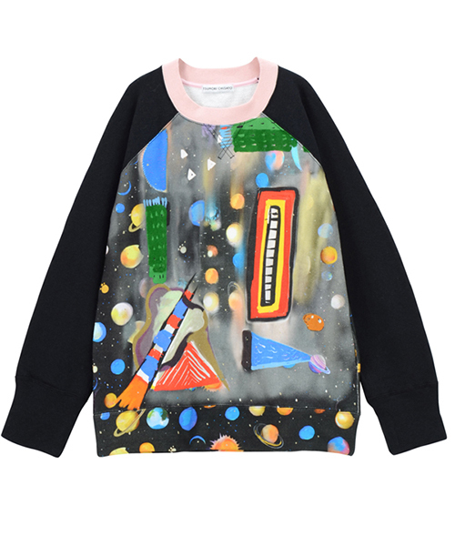 TSUMORI CHISATO（ツモリチサト）の「TCﾕﾆﾊﾞｰｽｸﾞﾗﾌｨｯｸT