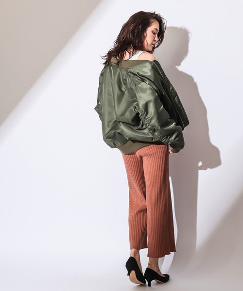 CIAOPANIC（チャオパニック）の「ニットパンツ（その他パンツ・レディース・アイボリー/ブラウン/ネイビー/グレー・FREE）」の16枚目の写真