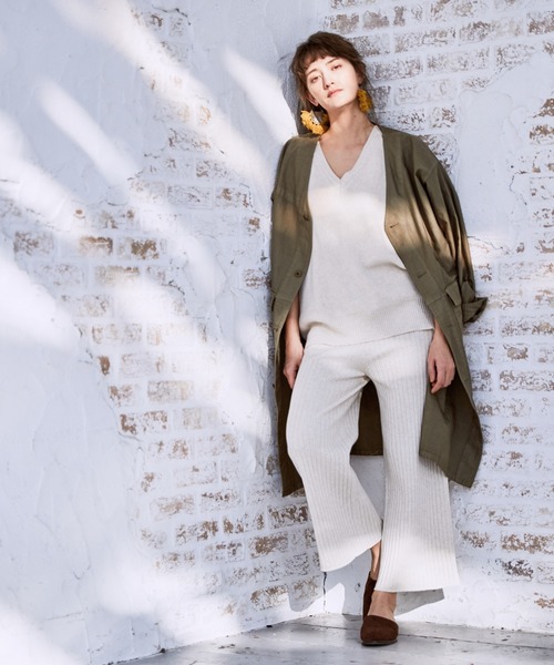 CIAOPANIC（チャオパニック）の「ニットパンツ（その他パンツ・レディース・アイボリー/ブラウン/ネイビー/グレー・FREE）」の6枚目の写真