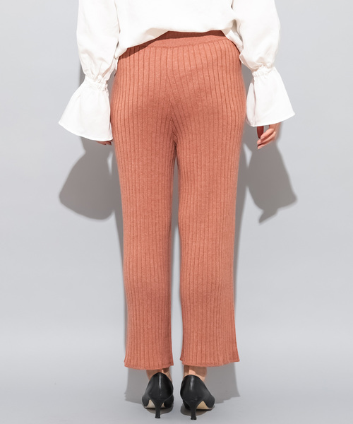 CIAOPANIC（チャオパニック）の「ニットパンツ（その他パンツ・レディース・アイボリー/ブラウン/ネイビー/グレー・FREE）」の12枚目の写真