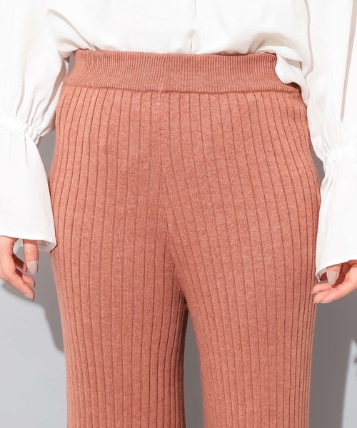 CIAOPANIC（チャオパニック）の「ニットパンツ（その他パンツ・レディース・アイボリー/ブラウン/ネイビー/グレー・FREE）」の13枚目の写真