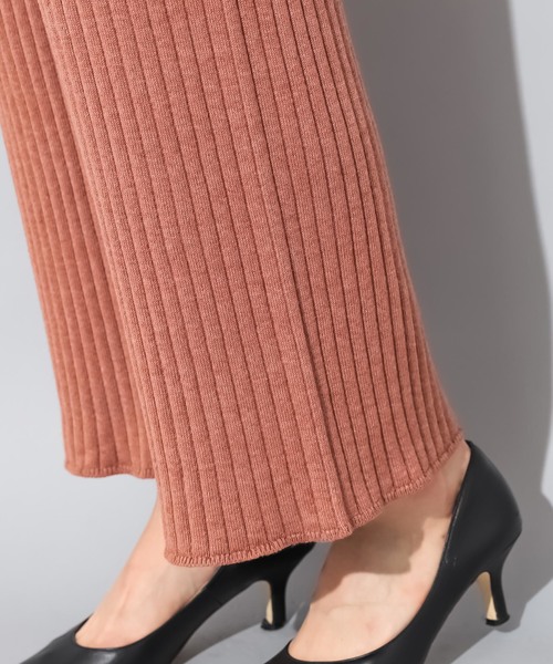 CIAOPANIC（チャオパニック）の「ニットパンツ（その他パンツ・レディース・アイボリー/ブラウン/ネイビー/グレー・FREE）」の14枚目の写真