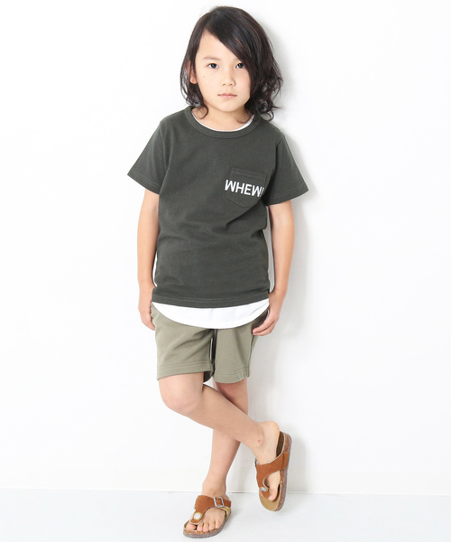 devirock(デビロック)の「ポケット付きロゴプリント半袖Tシャツ カットソー(Tシャツ/カットソー・キッズ・その他1/その他3/その他4/その他2/その他5・150cm/110cm/140cm/120cm/100cm/130cm/160cm)」の6枚目の写真