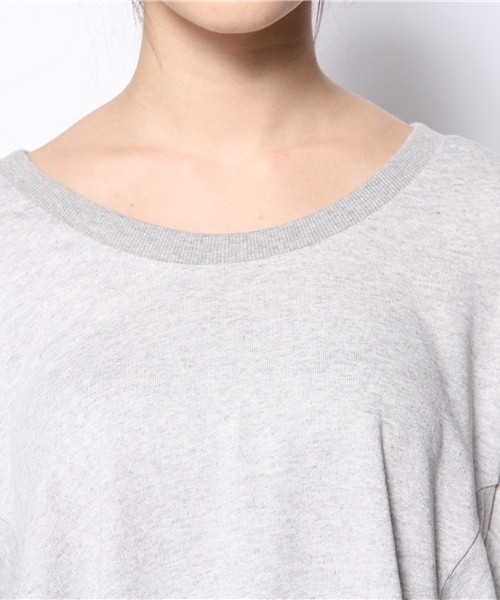 CIAOPANIC（チャオパニック）の「【Ciaopanic】裏毛フレアPO（Tシャツ/カットソー・レディース・オフホワイト/グレー/ブルー・FREE）」の7枚目の写真