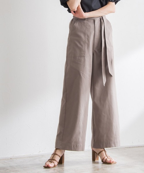 セール Cancam8月号掲載アイテム ウエストリボン付きリネンワイドパンツ その他パンツ Pierrot ピエロ のファッション通販 Zozotown セール Cancam8月号掲載アイテム ウエストリボン付きリネンワイドパンツ その他パンツ Pierrot ピエロ のファッション通販 Zozotown