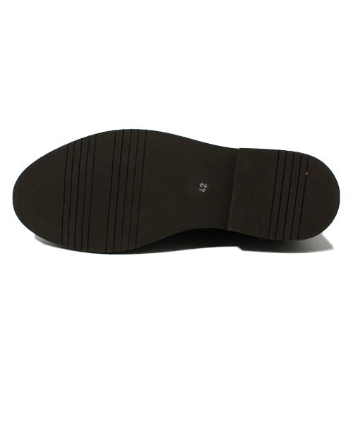 green label relaxing（グリーンレーベルリラクシング）の「GLR プレーントゥ BLUCHER オックスフォード シューズ（ドレスシューズ・メンズ・ブラック/ダークブラウン・40/41/42/43）」の4枚目の写真