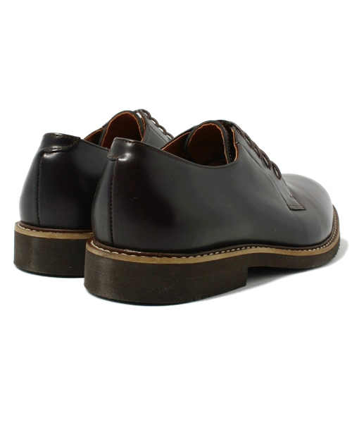 green label relaxing（グリーンレーベルリラクシング）の「GLR プレーントゥ BLUCHER オックスフォード シューズ（ドレスシューズ・メンズ・ブラック/ダークブラウン・40/41/42/43）」の5枚目の写真