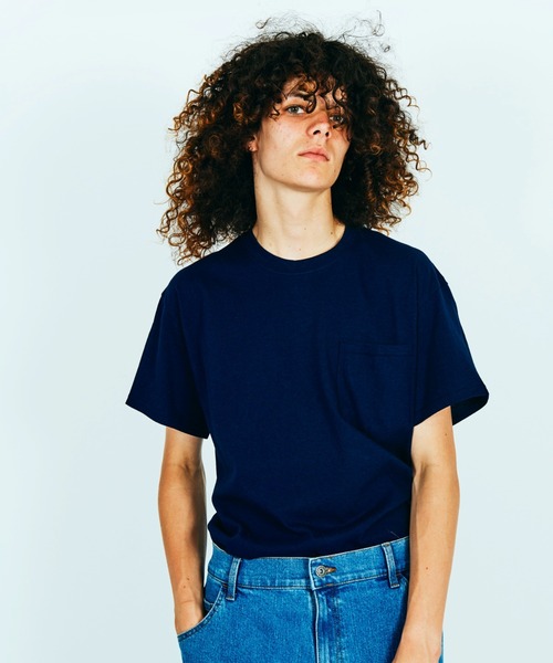 C.E.L.STORE(セルストア)の「【ZOZOTOWN限定】GILDAN/ギルダン 6OZ S/S POCKET TEE(Tシャツ/カットソー)」|ネイビー