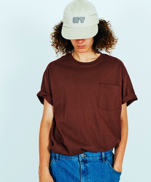 C.E.L.STORE(セルストア)の「【ZOZOTOWN限定】GILDAN/ギルダン 6OZ S/S POCKET TEE(Tシャツ/カットソー)」|マルーン