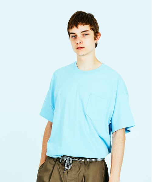 C.E.L.STORE(セルストア)の「【ZOZOTOWN限定】GILDAN/ギルダン 6OZ S/S POCKET TEE(Tシャツ/カットソー)」|ライトブルー