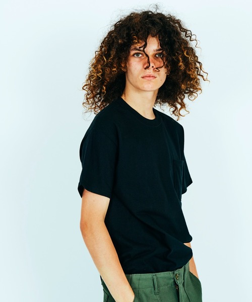 C.E.L.STORE（セルストア）の「【ZOZOTOWN限定】GILDAN/ギルダン 6OZ S/S POCKET TEE（Tシャツ/カットソー・メンズ・ホワイト/レッド/ライトグレー/マルーン/ネイビー/ヘザーグレー/ライトブルー/ブラック/イエロー/オレンジ/グリーン系その他2・MEDIUM/X-LARGE/LARGE/SMALL）」の3枚目の写真