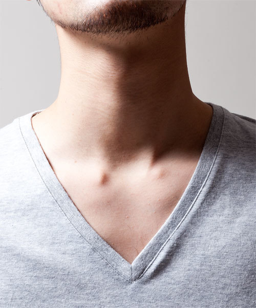 NANO universe（ナノユニバース）の「ｗｊｋ / Plain V-neck Tee S/S（Tシャツ/カットソー・メンズ・ホワイト/ブラック/グレー/カーキ/ネイビー/ライトピンク・SMALL/MEDIUM/LARGE）」の9枚目の写真