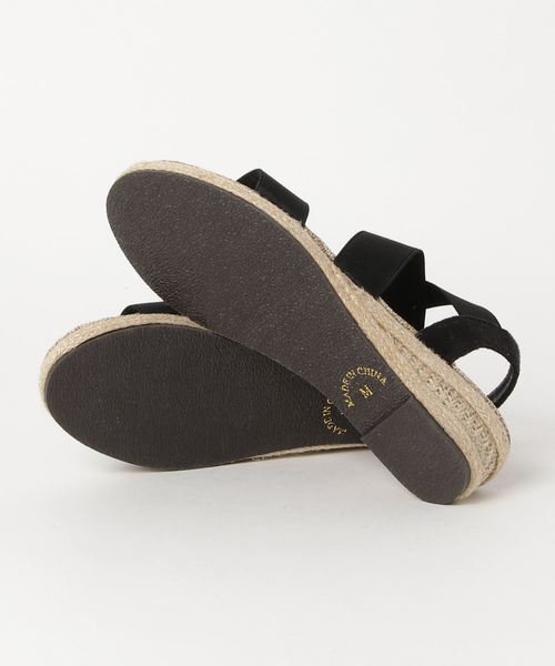 COLONY 2139（コロニートゥーワンスリーナイン）の「ジュート巻クロスストラップサンダル（サンダル・レディース・ライトグレー/ブラック/カーキ・LARGE/MEDIUM）」の5枚目の写真