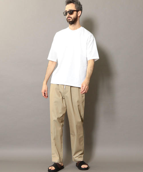 BEAUTY&YOUTH UNITED ARROWS（ビューティーアンドユースユナイテッドアローズ）の「BY コンビファブリック パネル Tシャツ ◆（Tシャツ/カットソー・メンズ・ネイビー/ベージュ/ホワイト・X-LARGE/SMALL/MEDIUM/LARGE）」の16枚目の写真