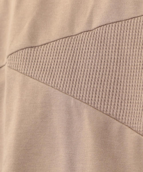 BEAUTY&YOUTH UNITED ARROWS（ビューティーアンドユースユナイテッドアローズ）の「BY コンビファブリック パネル Tシャツ ◆（Tシャツ/カットソー・メンズ・ネイビー/ベージュ/ホワイト・X-LARGE/SMALL/MEDIUM/LARGE）」の11枚目の写真