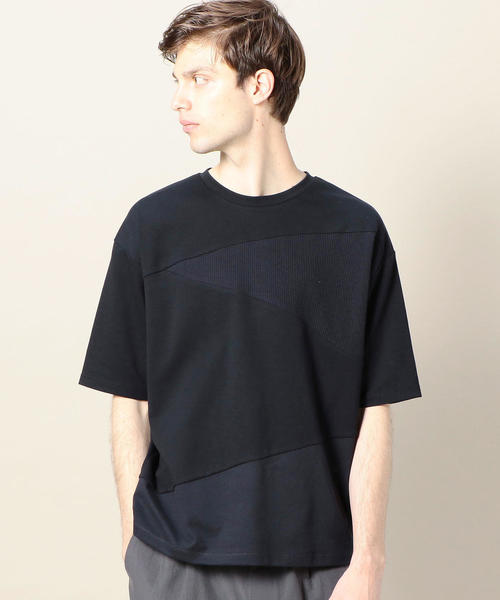 BEAUTY&YOUTH UNITED ARROWS（ビューティーアンドユースユナイテッドアローズ）の「BY コンビファブリック パネル Tシャツ ◆（Tシャツ/カットソー・メンズ・ネイビー/ベージュ/ホワイト・X-LARGE/SMALL/MEDIUM/LARGE）」の19枚目の写真