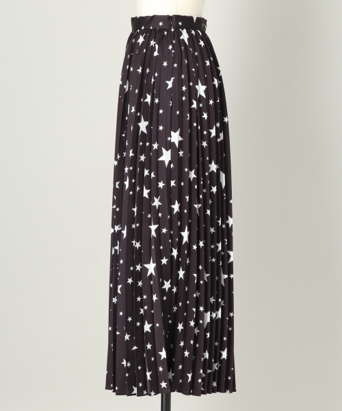 LOWRYS FARM(ローリーズファーム)の「ホシプリーツマキシスカート 806339(スカート・レディース・ブラック/ブルー・MEDIUM/LARGE)」の4枚目の写真