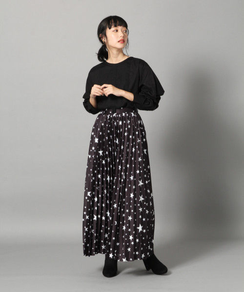 LOWRYS FARM(ローリーズファーム)の「ホシプリーツマキシスカート 806339(スカート・レディース・ブラック/ブルー・MEDIUM/LARGE)」の12枚目の写真