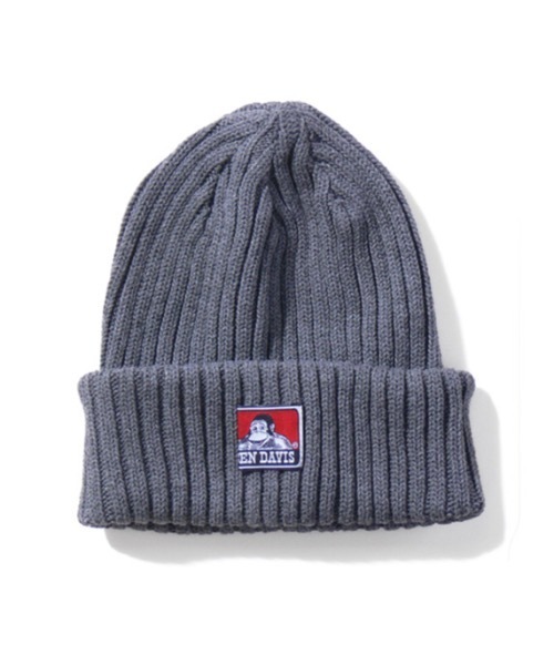 BEN DAVIS（ベンデイビス）の「《BEN DAVIS》定番 cotton KNIT CAP/ベンデイビス コットンニットキャップ（ニットキャップ/ビーニー・メンズ・エメラルド/ヘザーグレー/ワインレッド/マスタード/ダークブルー/ライトイエロー/ヘザーチャコール/ライトグリーン/ブルー/オレンジ/ブラック/ダークグリーン/ネイビー/ベージュ系その他/ピンク/レッド/ホワイト/ライム/ダークネイビー/オレンジ系その他/ライトグレー/パープル系その他/スミクロ/ブルー系その他/パープル系その他2/カーキ/オートミール/アッシュグレー/ブラウン系その他/パープル/ベージュ/ライトパープル/イエロー系その他/コーラルピンク/モカ/サックスブルー/ライトピンク/グリーン系その他/ブルー系その他2・FREE）」の7枚目の写真
