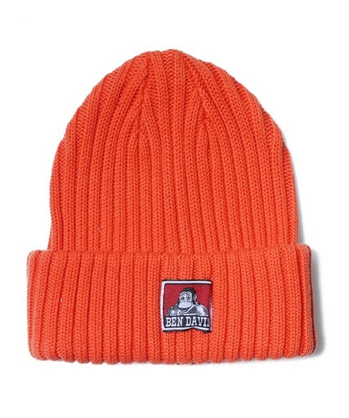 BEN DAVIS�i�x���f�C�r�X�j�́uBEN DAVIS cotton KNIT CAP/�x���f�C�r�X �R�b�g���j�b�g�L���b�v�i�j�b�g�L���b�v/�r�[�j�[�j�v�b�I�����W