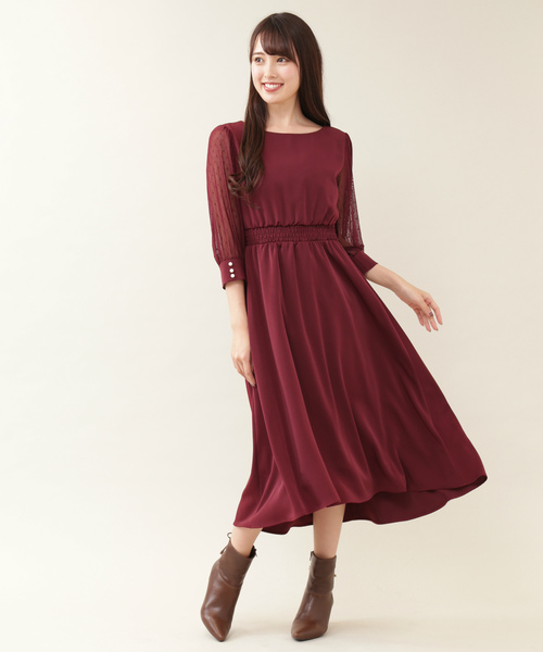 JILL by JILL STUART（ジルバイジルスチュアート）の「ドットスリーブ 