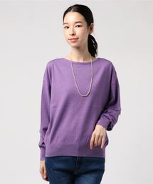 Doux archives | TINAネックレス付ボートプルオーバー(ニット/セーター)