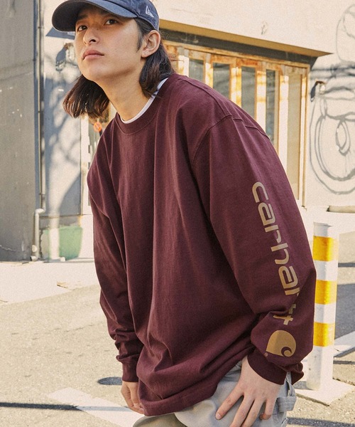 【Carhartt】SALE!! カーハート VernerポケットTシャツ ボーダー carhartt(カーハート) Workwear Pocket Long-Sleeve T-Shirts