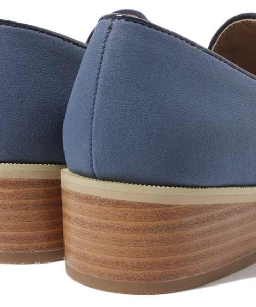 WHO'S WHO gallery（フーズフーギャラリー）の「クロコ切替スリッポン（スニーカー・レディース・ネイビー/ホワイト/ブラック・MEDIUM/LARGE/SMALL）」の11枚目の写真