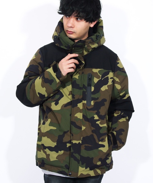 ８(eight)（エイト）の「マウンテンジャケット ブルゾン マンパー（マウンテンパーカー・メンズ・ブラック/ネイビー/レッド/オリーブ/イエロー/ウッドランド・MEDIUM/LARGE/X-LARGE）」の6枚目の写真