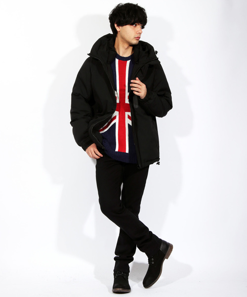 ８(eight)（エイト）の「マウンテンジャケット ブルゾン マンパー（マウンテンパーカー・メンズ・ブラック/ネイビー/レッド/オリーブ/イエロー/ウッドランド・MEDIUM/LARGE/X-LARGE）」の8枚目の写真