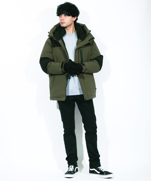 ８(eight)（エイト）の「マウンテンジャケット ブルゾン マンパー（マウンテンパーカー・メンズ・ブラック/ネイビー/レッド/オリーブ/イエロー/ウッドランド・MEDIUM/LARGE/X-LARGE）」の9枚目の写真