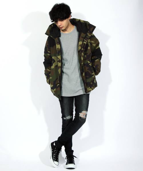 ８(eight)（エイト）の「マウンテンジャケット ブルゾン マンパー（マウンテンパーカー・メンズ・ブラック/ネイビー/レッド/オリーブ/イエロー/ウッドランド・MEDIUM/LARGE/X-LARGE）」の18枚目の写真