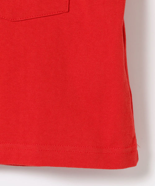 B:MING by BEAMS(ビーミングバイビームス)の「UNIVERSAL OVERALL × B:MING by BEAMS / 別注 ショート ポケットTシャツ 19SS(Tシャツ/カットソー・レディース・ホワイト/ブラック/レッド・ONE SIZE)」の18枚目の写真