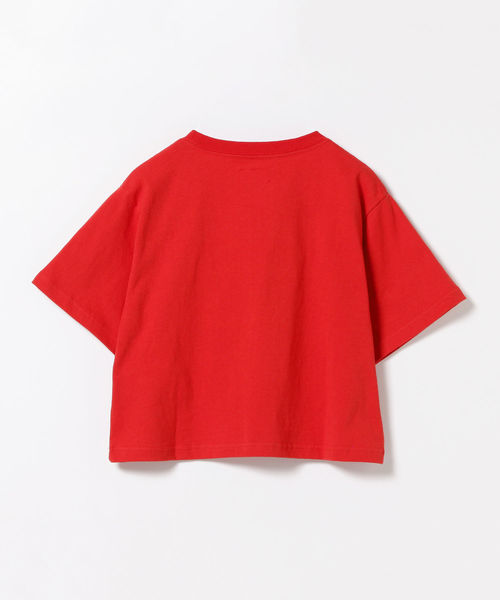 B:MING by BEAMS(ビーミングバイビームス)の「UNIVERSAL OVERALL × B:MING by BEAMS / 別注 ショート ポケットTシャツ 19SS(Tシャツ/カットソー・レディース・ホワイト/ブラック/レッド・ONE SIZE)」の17枚目の写真