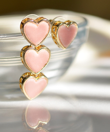 F&D : アシンメトリーハートピアス